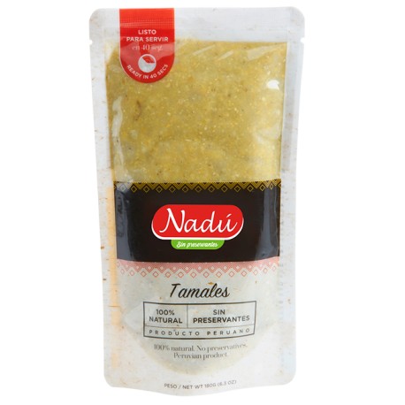 Tamal Verde Nadú 180g - EL INTI - La Boutique péruvienne