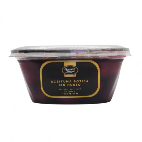 Olives Botija Extra dénoyautées Huerto Mejía 220g - EL INTI - La Boutique péruvienne