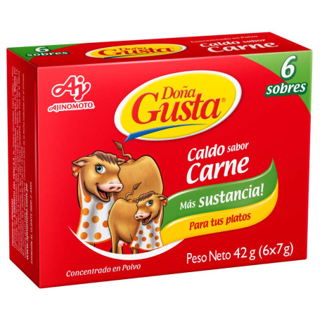 Doña Gusta Bouillon de Viande en Poudre AjiNoMoto 6x7g