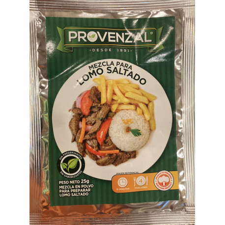 Lomo Saltado - Ingrédients de base déshydratés Provenzal 25g