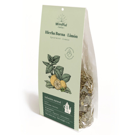  Infusion Menthe verte et Citron Mindful 30g - EL INTI - La Boutique péruvienne