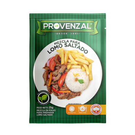 Lomo Saltado - Ingrédients de base déshydratés Provenzal 25g